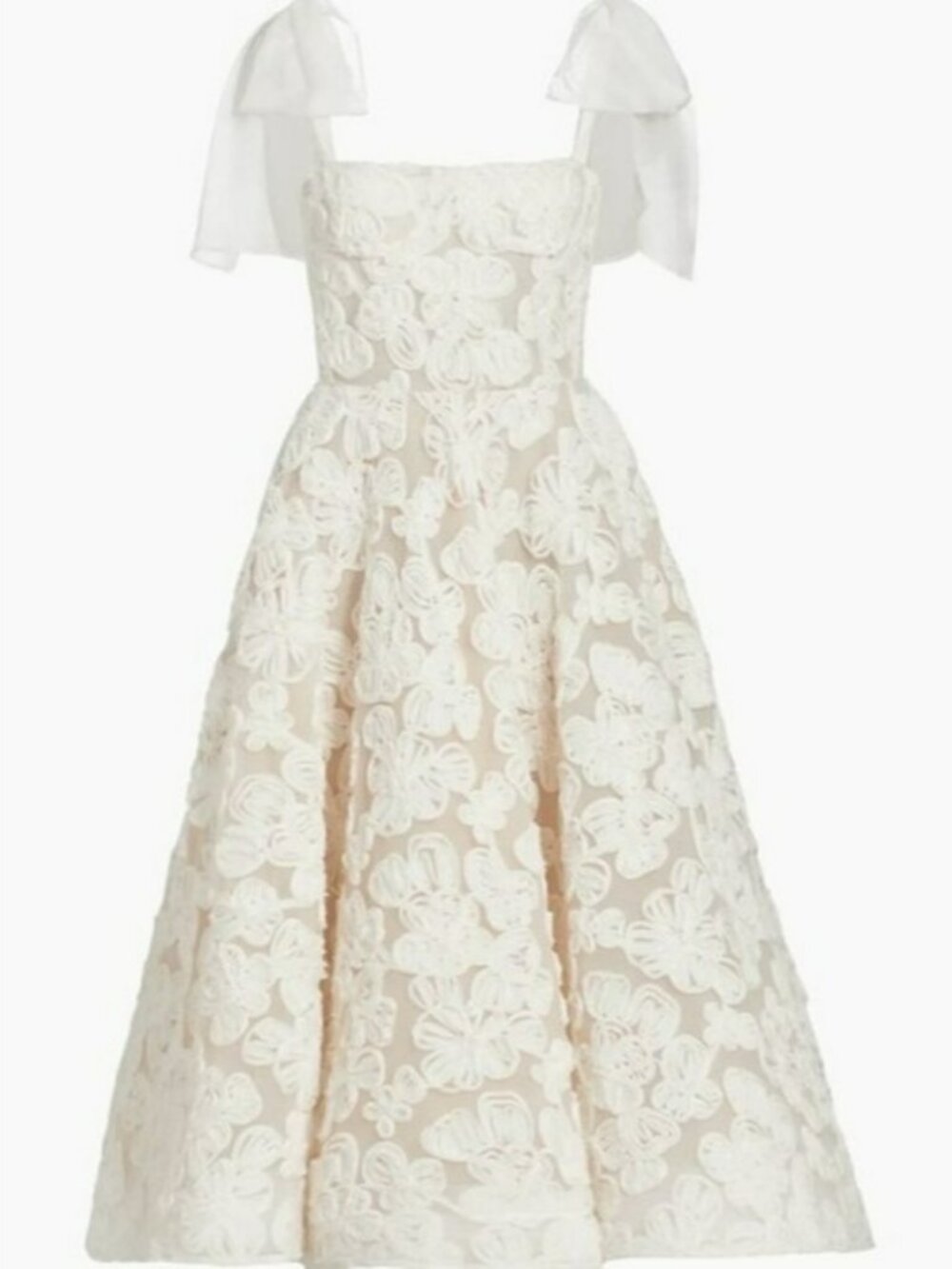 $850 NWOT Bronx and Banco Sabrina Lace Wedding Dress Midi